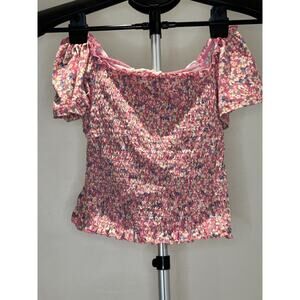 Girls size 12 btween Matching Floral Shorts and Shirt Set